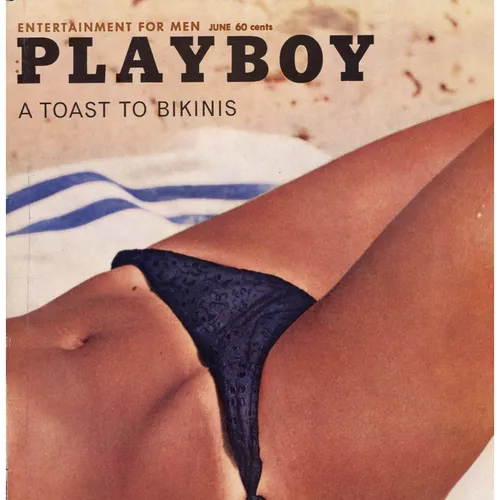 Playboy Magazine June 1962 Issue - Womanization of America, Bikinis, Father's Gift, Gifts for Dads and Grads, Horror Trio