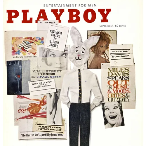 Playboy Magazine September 1962 Issue - Stirling Moss, Wall Street in Crisis, The Bloody Pulps, Back to Campus