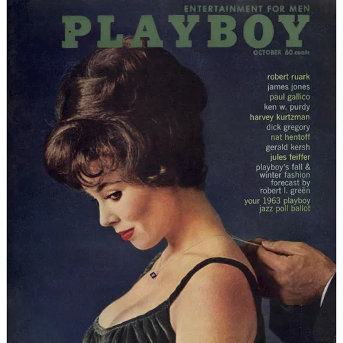 Playboy Magazine October 1962 Issue - The Picture Thieves, Fall & Winter Fashion, The Thin Red Line, Girls of London