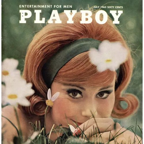 Playboy Magazine July 1963 Issue - Rum's The Word, Harry The Rat With Women, Small Boats for Fun, The Bunnies Pictorial