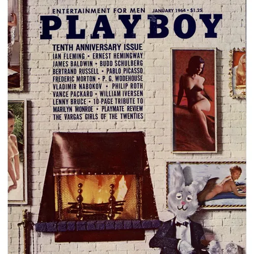 Playboy Magazine January 1964 Issue - Tenth Anniversary Special