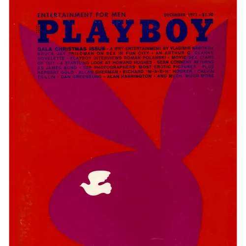 Playboy December 1971 Issue - Gala Christmas Issue with Nabokov, Polanski, and More