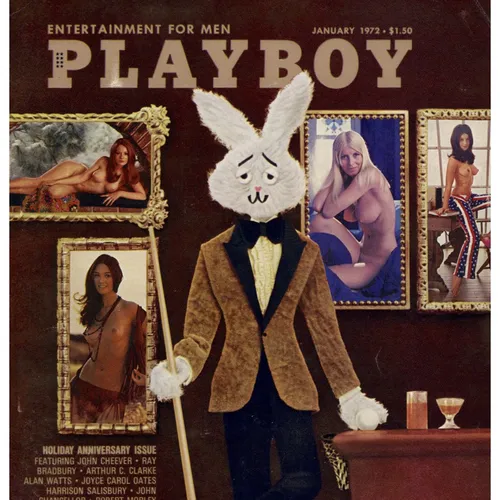 Playboy January 1972 Issue - Holiday Anniversary Issue with Cheever, Bradbury, Clarke, and More