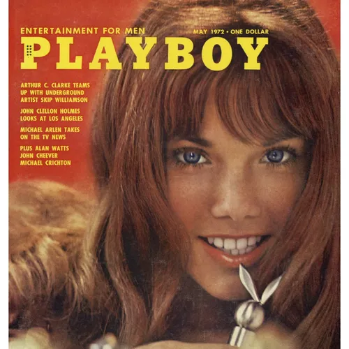 Playboy Magazine, May 1972 - A Literary Feast with Arthur C. Clarke, John Clellon Holmes, Michael Arlen, and Others