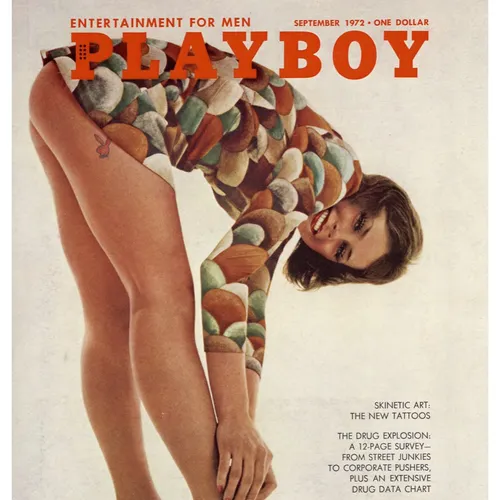 Playboy Magazine, September 1972 - Skinetic Art, The Drug Explosion, Campus Nudity, and Woody Allen