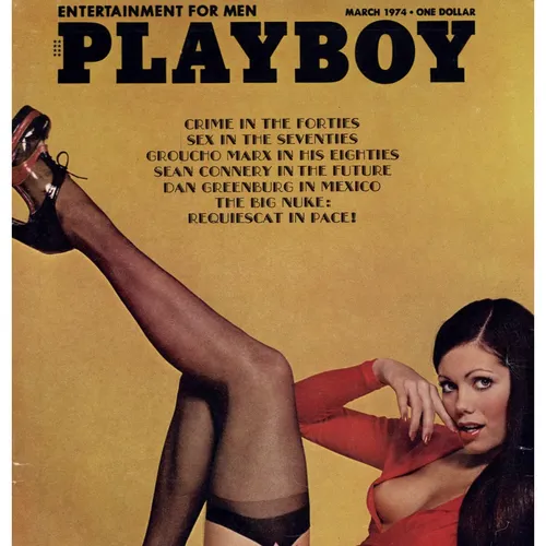 Playboy Magazine, March 1974 - Groucho Marx, Sean Connery, and more