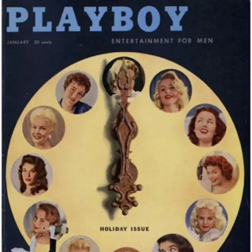 Playboy January 1957 Issue - A New Year with Fiction, Opinions, Fashion, Food, and Humor