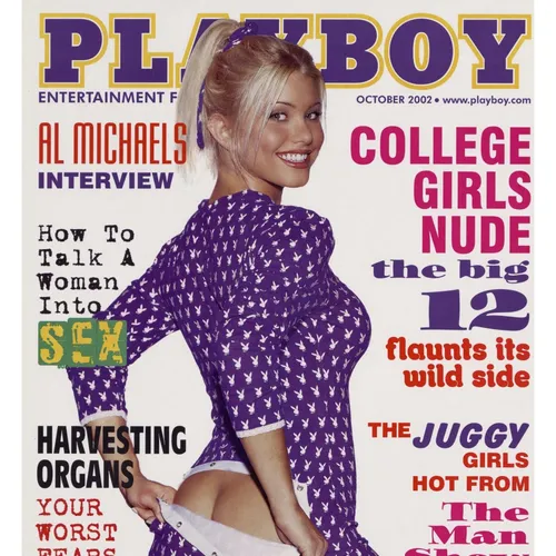 Playboy Magazine, October 2002