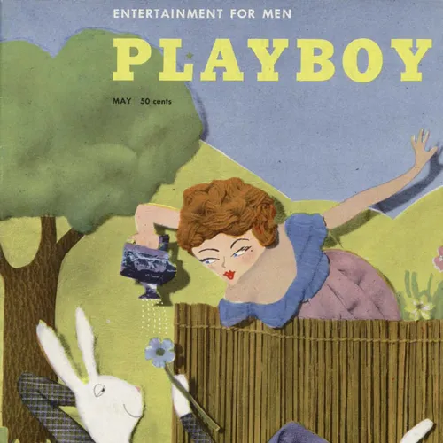 Playboy May 1954 Issue - A Fusion of Art, Humor, and Seductive Charm