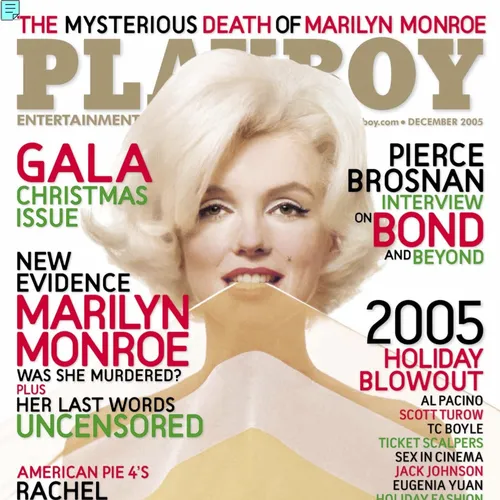 Playboy Magazine, December 2005