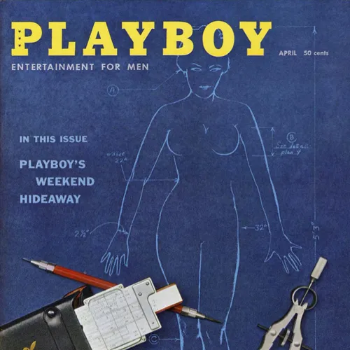 Playboy April 1959 Issue - Novelette, Entertainment, Fiction, Attire, Food, Pictorial, Humor, Personalities, Modern Living, and More