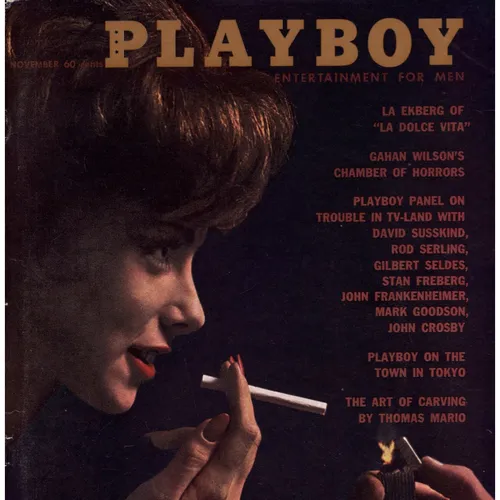 Playboy Magazine November 1961 Issue - La Dolce Vita, TV Land Troubles, and Tokyo Nights